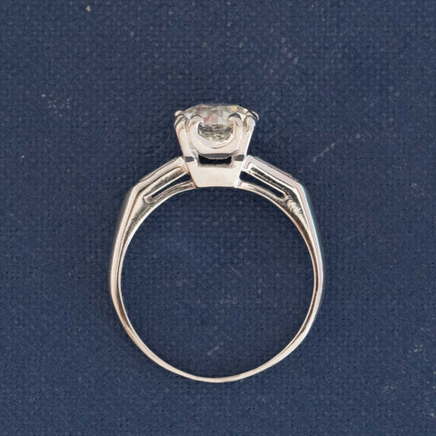 1.27ct Old European Cut Diamond Ring, GIA