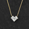 1.27ct Step Cut Diamond Heart Pendant, GIA N VS1