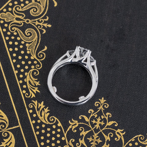 1.30ctw (est) 3-stone Ring by A. Jaffe