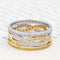 1.30ctw Fancy Yellow and White Diamond Twist Band