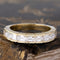 1.35ctw Emerald Cut Diamond Half-Eternity Band