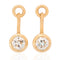 1.35ctw Old European Cut Diamond Drop Earrings