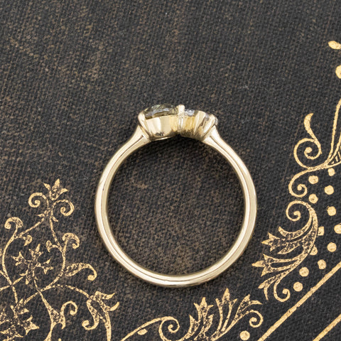 1.35ctw Oval & Pear Cut Diamond Toi et Moi, GIA