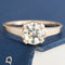 1.37ct Vintage Old European Cut Diamond Solitaire