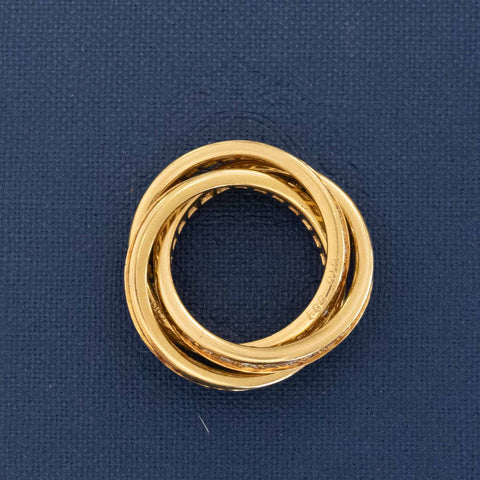 1.40ctw Diamond Eternity Rolling Ring by Cartier France