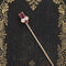 1.44ctw Antique Diamond & Ruby Stick Pin Russian