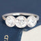 1.44ctw Old European Cut Diamond Bezel Trilogy Ring