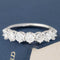 1.47ctw Old European Cut Diamond 7-Stone Half-Hoop Band