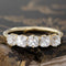 1.47ctw Old Mine Cut Diamond 5-Stone Band
