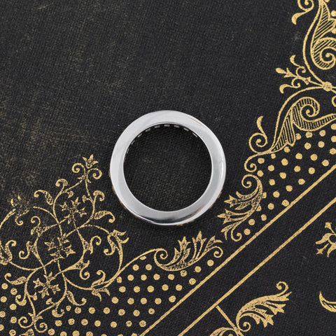 1.49ctw French Baguette Cut Diamond Half-Eternity Band