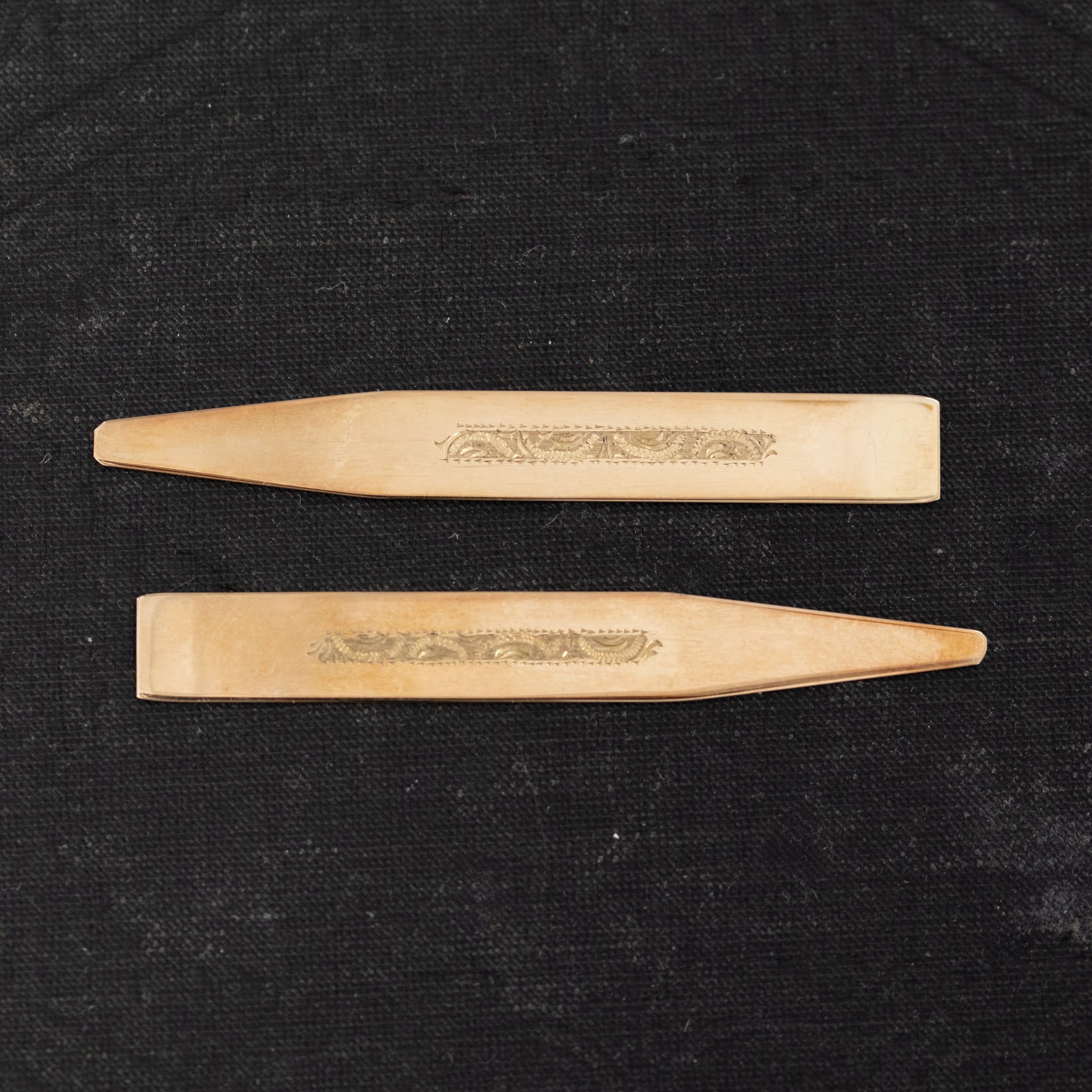 14kt Yellow Gold Collar Stays, by Cartier