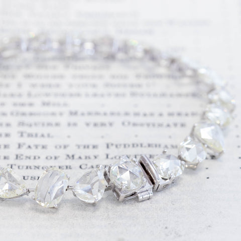 15.00ctw Mixed Rose Cut Diamond Bracelet
