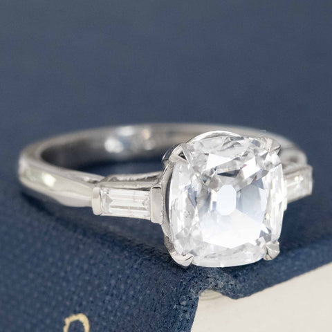 1.50ct Cushion Cut Diamond Ring