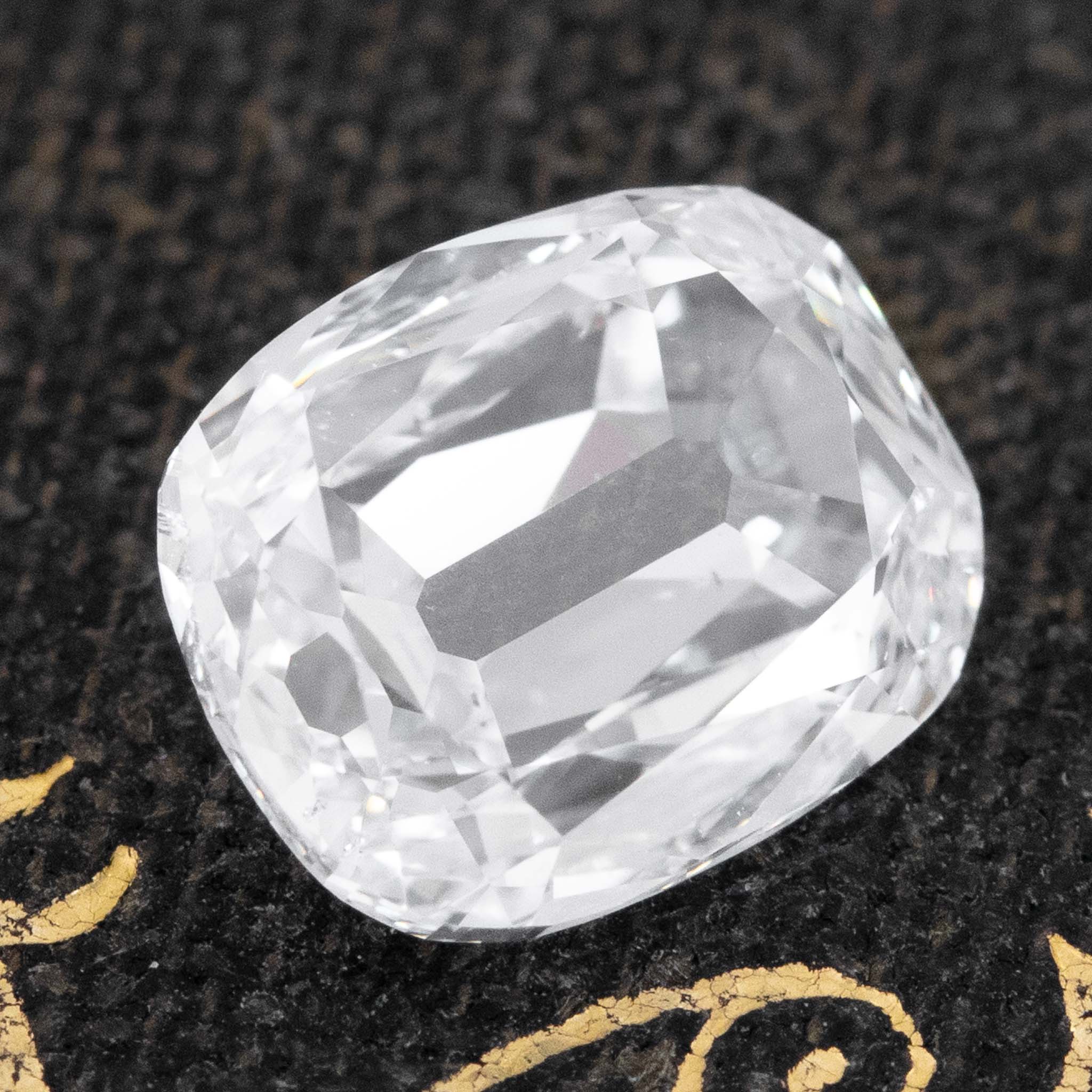 1.50ct Old Mine Cushion Cut Diamond, GIA E SI2