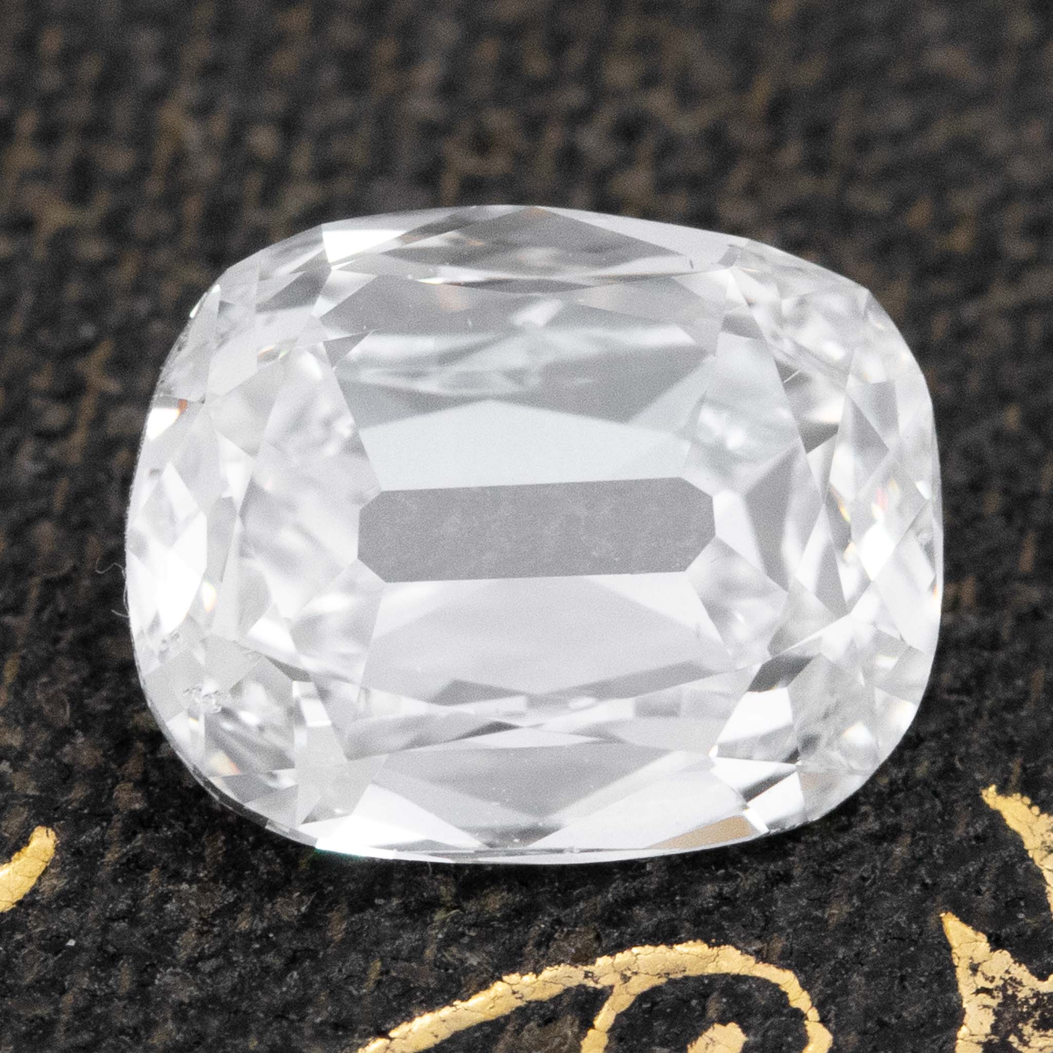 1.50ct Old Mine Cushion Cut Diamond, GIA E SI2