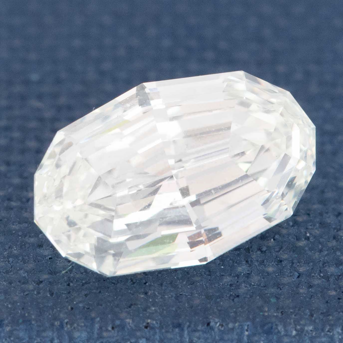 1.50ct Oval Step Cut Diamond, GIA H VS1