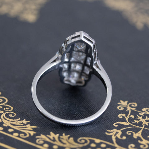 1.50ctw Edwardian Diamond Dinner Ring