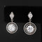 1.17ctw Old European Cut Diamond Drop Earrings