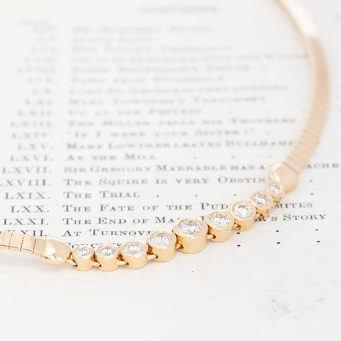 1.38ctw Vintage Diamond Collar