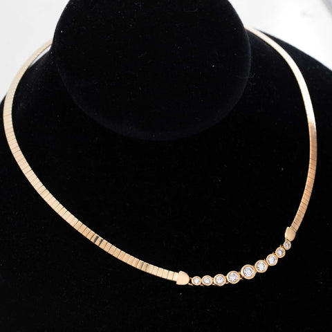 1.38ctw Vintage Diamond Collar