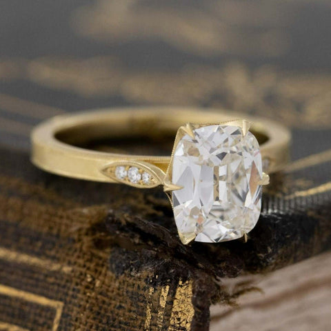 1.51ct Cushion Cut Diamond Grace Solitaire by Erika Winters