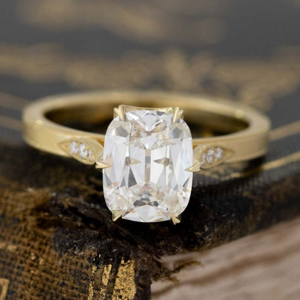 1.51ct Cushion Cut Diamond Grace Solitaire by Erika Winters