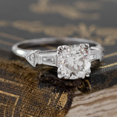 1.51ct Old European Cut Diamond Solitaire