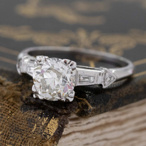 1.51ct Old European Cut Diamond Solitaire