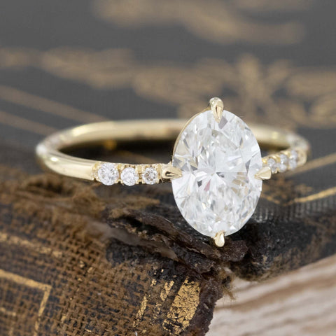 1.51ct Oval Cut Diamond Solitaire, GIA E VS2