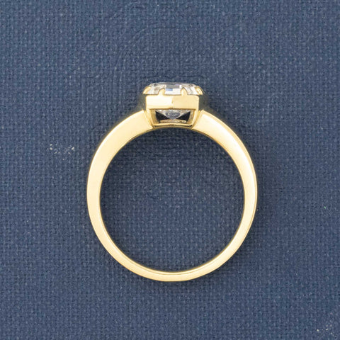 1.53ct Octagonal Step Cut Diamond Solitaire