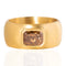 1.53ct Radiant Cut Diamond Cigar Ring in yellow gold