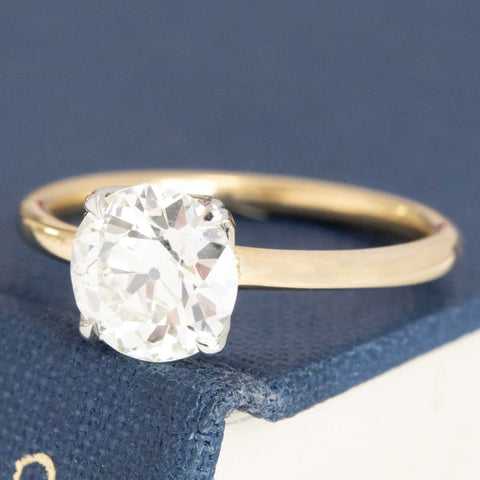 1.55ct Old European Cut Diamond Solitaire