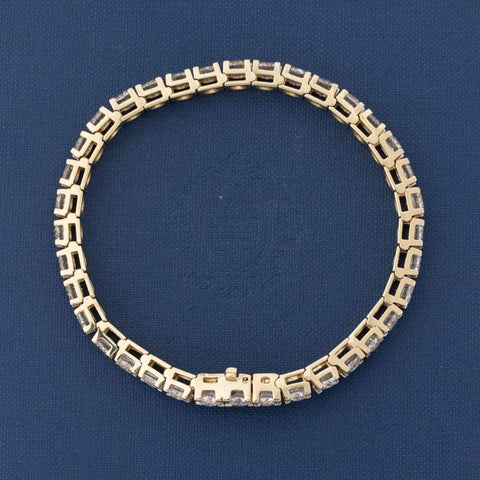 15.80ctw Round Brilliant Cut Diamond Tennis Bracelet