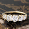 1.60ctw Graduated Old Mine Cut Diamond 5-Stone Band