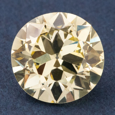 1.63ct Old European Cut Diamond, GIA Fancy Yellow