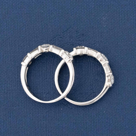 1.64ctw Mixed Cut Diamond Stacker Bands by KWIAT