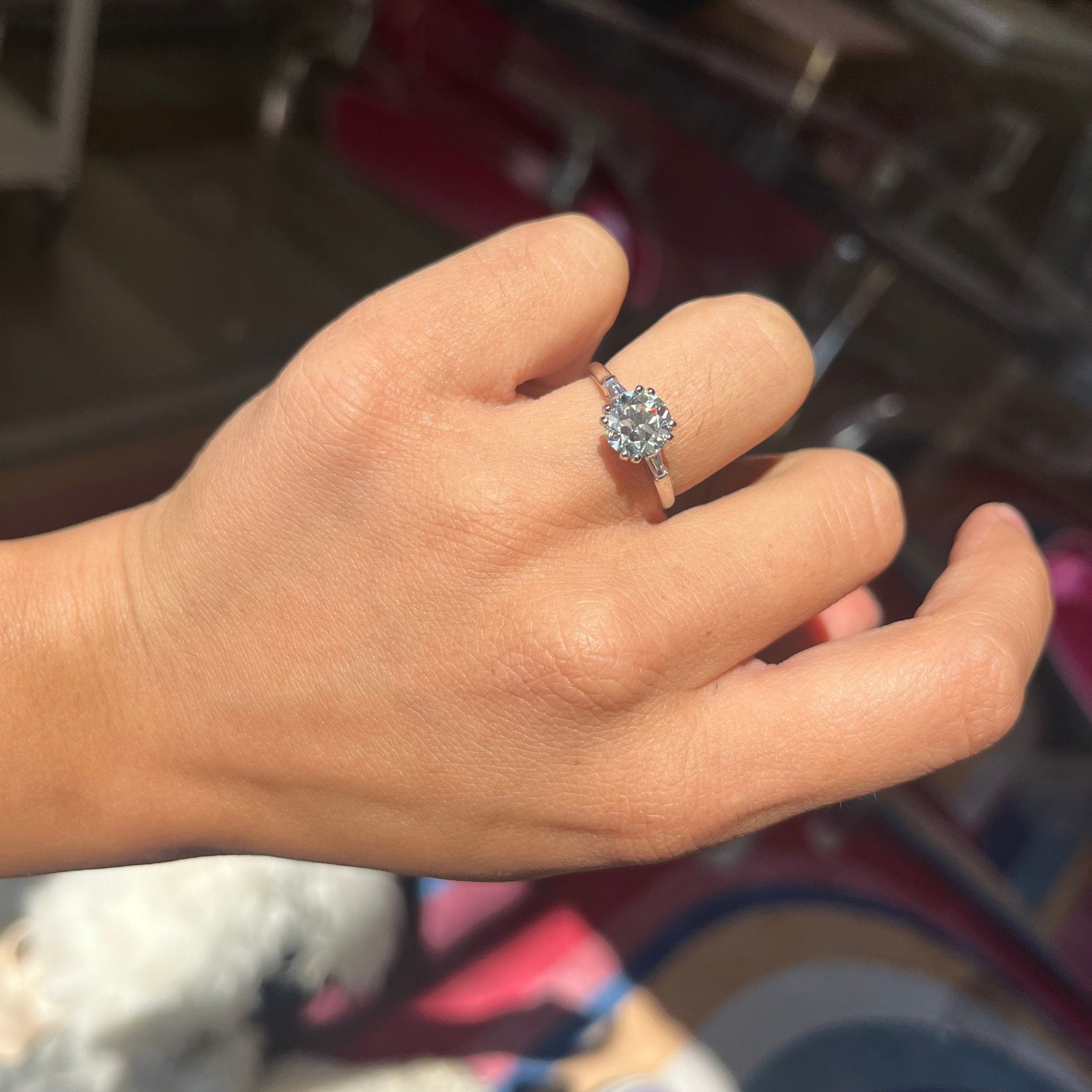 1.65ct Transitional Cut Diamond Solitaire, GIA S-T VVS2