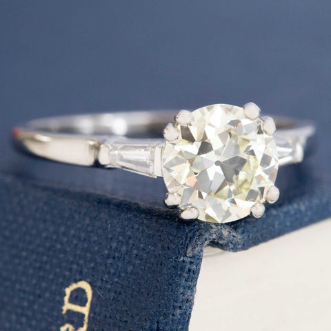1.65ct Transitional Cut Diamond Solitaire, GIA S-T VVS2