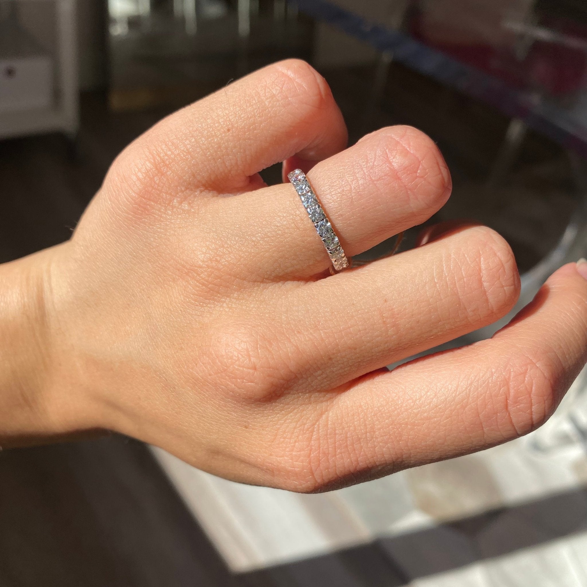 1.65ctw Diamond Eternity Band, 18kt White Gold