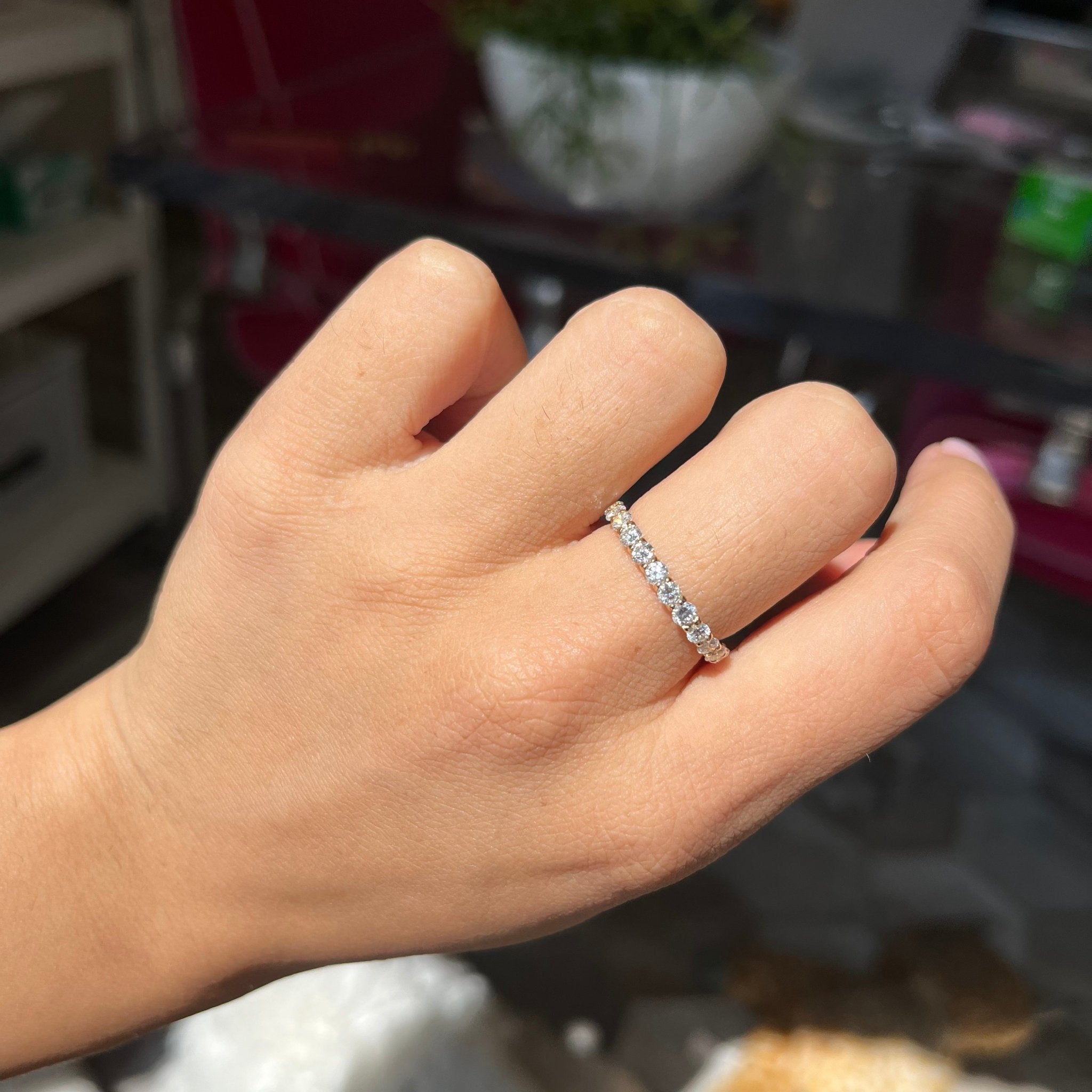 1.65ctw Round Brilliant Cut Diamond Eternity Band