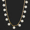 16.78ctw Old European Cut Diamon Bar Link Station Necklace