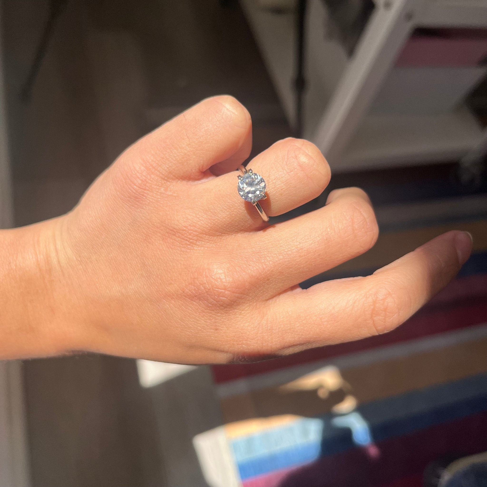 1.68ct Old European Cut Diamond GIA QR VS1