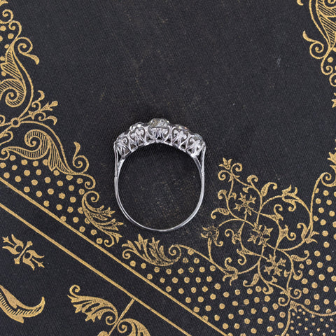 1.69ctw 5-Stone Old Mine Cut Band