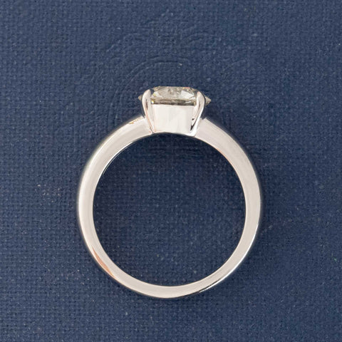 1.71ct Old European Cut Diamond Solitaire, GIA L SI2