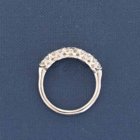 1.71ctw Old European Cut Diamond 5-Stone Band