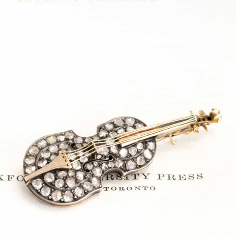 1.72ctw Antique Diamond Cello Brooch/Pendant