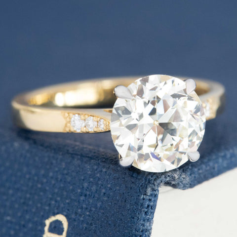 1.73ct Old European Cut Diamond Solitaire, GIA N VS2