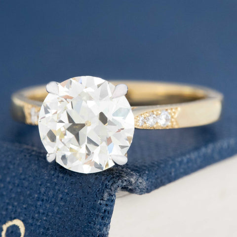 1.73ct Old European Cut Diamond Solitaire, GIA N VS2