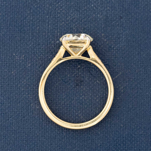 1.73ct Old European Cut Diamond Solitaire, GIA N VS2