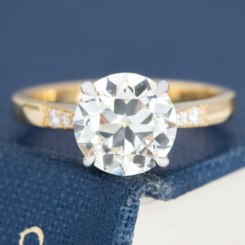 1.73ct Old European Cut Diamond Solitaire, GIA N VS2